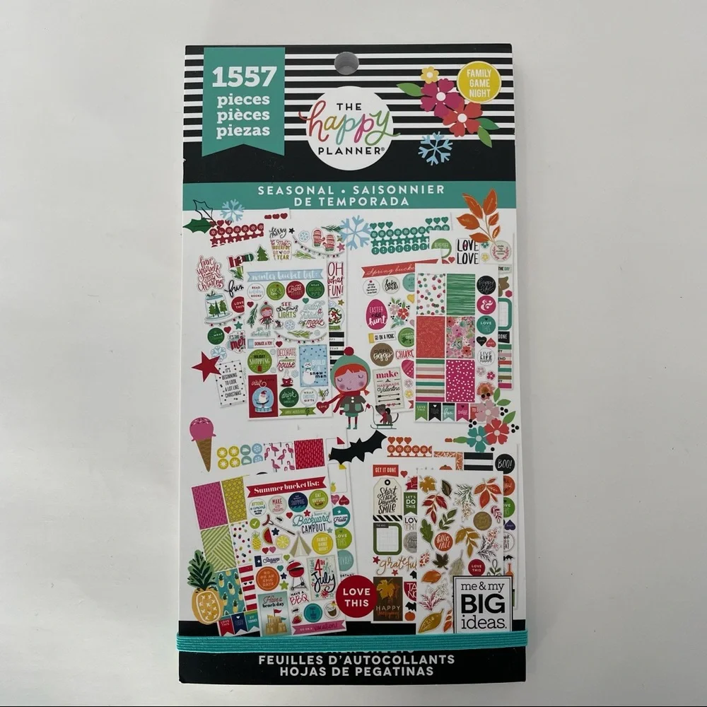 The Happy Planner Seasonal‎ Sticker Book Booklet - Picture 1 of 9
